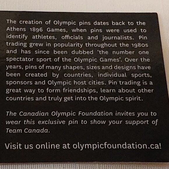 2018 Pyeongchang Olympic Games Pin On Backer card - Picture 3 of 3